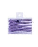 Pinzas Lisas Lavanda x 5