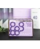 Papel aluminio textura mediana - Playful Purple Stars - Smooth Roll – 500 Metros.