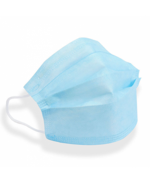 Mascarilla 3 Pliegues – Adulto 50 unidades